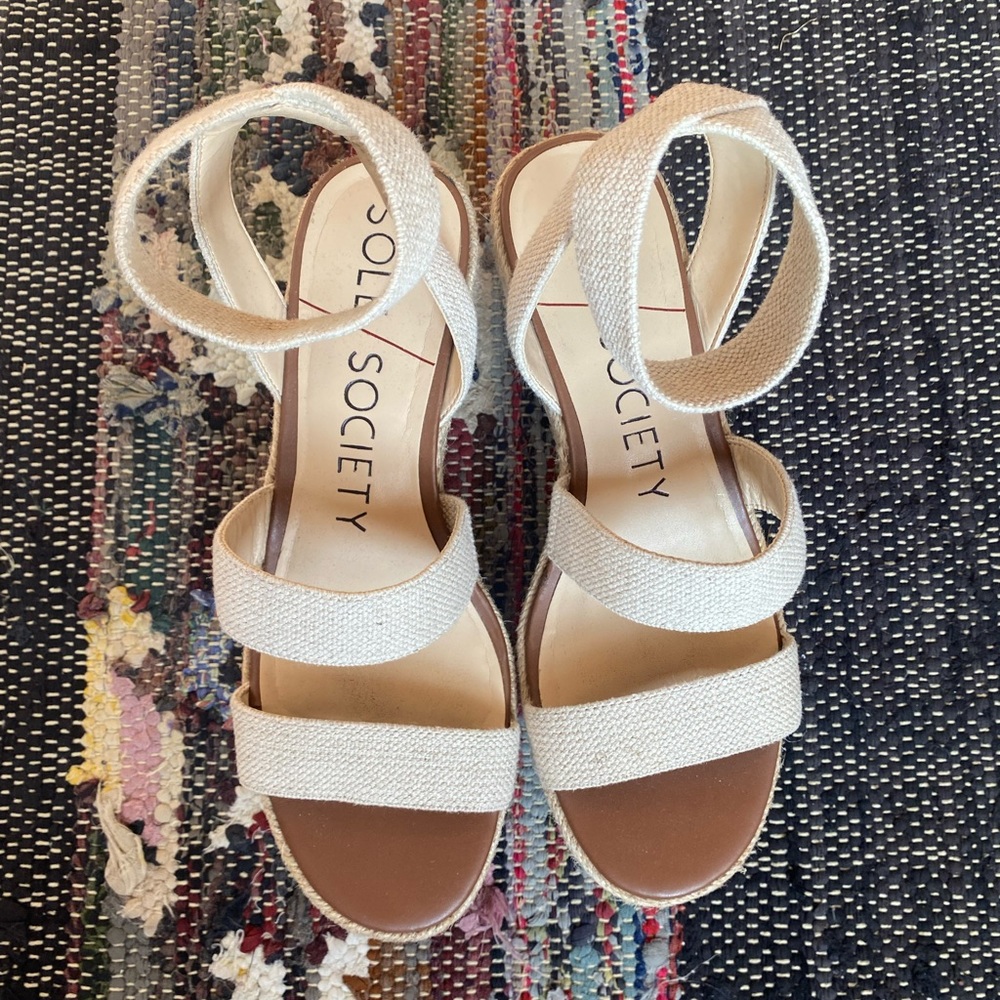 Sole Society Wedges Sz 7